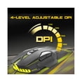 thumbnail image 2 of ZUOYA MMR8 Wired Mouse Luminous RGB Light Effect LED 4800DPI USB Optical Gaming Mice for Computer - Black, 2 of 5