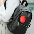 thumbnail image 3 of Full Coverage Silicone Case For Vivo TWS 5 Wireless Charging Compatible Shockproof Anti-Slip With Carabiner And Bag In Multiple Colors, 3 of 8
