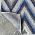 thumbnail image 4 of Superior Acacia Zigzag Indoor/Outdoor Area Rug, Grey, 7' 10" x 9' 10", 4 of 7