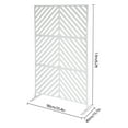 thumbnail image 2 of Miumaeov Outdoor Privacy Screens Decorative Privacy Screen with Stand Free Standing Decor Metal Privacy Screen for Balcony Patio Garden Backyard Porch Metal Divider, 2 of 16