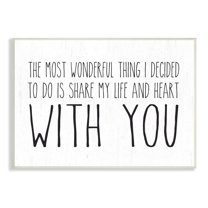 Stupell Industries Uplifting Romance Quote Loving Phrase Birch Pattern Graphic Art Unframed Art Print Wall Art, Design by Lettered and Lined