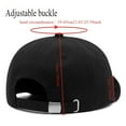 thumbnail image 5 of Large Head Up-turn Peak Hiphop Snapback Hat for Man Woman Big Size Flip Up Soft Top 6CM Short Brim Baseball Cap 55-60cm 60-65cm, 5 of 6