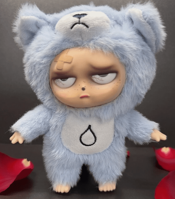 Sleepless Grumpipi ぬいぐるみ・マスコット　ラブブ Grumpipi Sleepless Night Grumpipi Plush Toy Series Figurine Toy