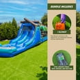thumbnail image 5 of XJUMP Tropical Kids Inflatable Wet/Dry Obstacle Slide & Deep Pool Combo (Blower), 5 of 11