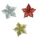 thumbnail image 3 of Ounissouiy Brillo colgante de Navidad para exteriores, flores artificiales decorativas para el hogar, lavable portátil, simulación de flores brillantes Kits de decoración para fiestas Rojo Ounissouiy HA069949-02, 3 of 6