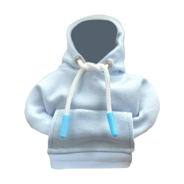 Funda para pomo de palanca de cambios, decoración para manija de cambio, sudadera divertida universal Blanco