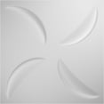 thumbnail image 5 of Ekena Millwork 19 5/8"W x 19 5/8"H Pinwheel EnduraWall Decorative 3D Wall Panel (20-Pack for 53.49 Sq. Ft.), 5 of 12