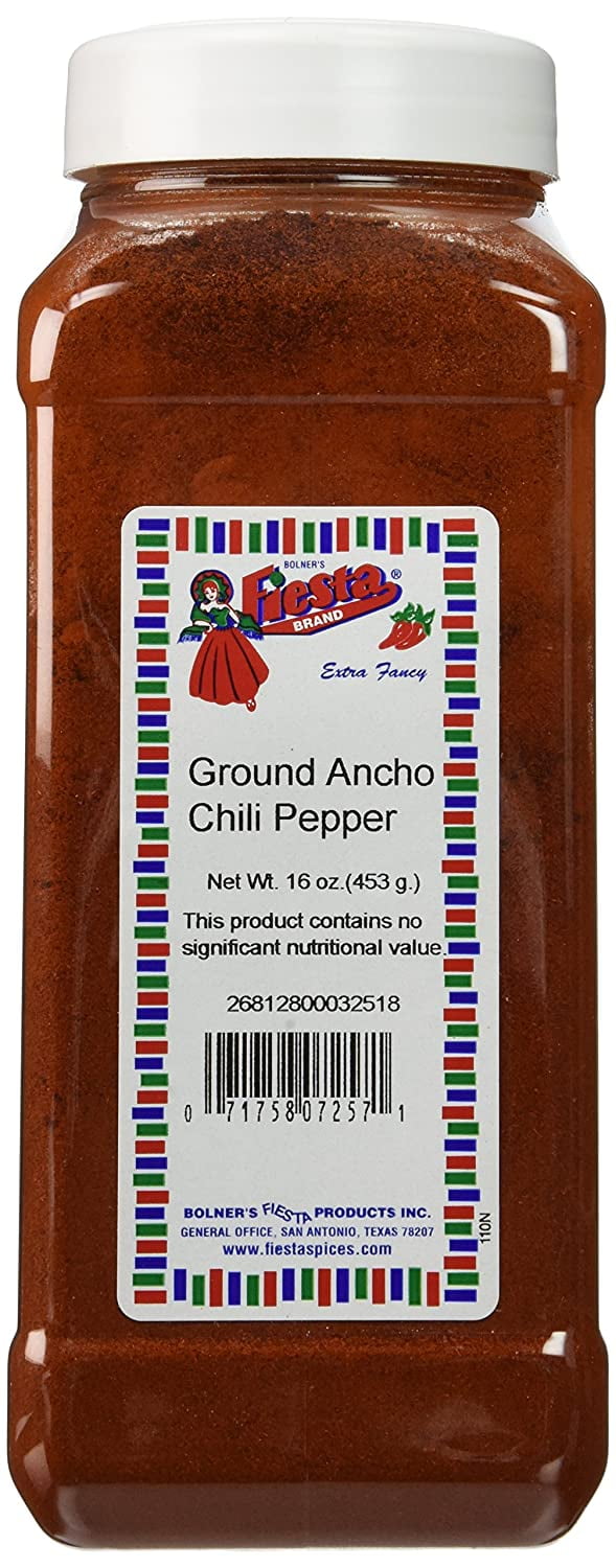 Bolners Fiesta Extra Fancy Ground Ancho Chili Powder, 16 Oz. Walmart