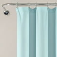 thumbnail image 5 of Lush Decor Tulle Skirt Colorblock Shower Curtain Light Gray/White 72x72, 5 of 11