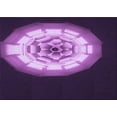 thumbnail image 1 of Ahgly Company Machine Washable Indoor Rectangle Transitional Purple Area Rugs, 8' x 12', 1 of 7