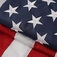 thumbnail image 3 of FLAGWIN American Flag 5x8 FT Outdoor Heavy Duty Polyester US Flags, Strongest Longest Lasting Embroidered Stars Sewn Stripes with Brass Grommets Large American Flags, United States Flag, 3 of 5