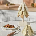thumbnail image 5 of Salvamanteles para Platos Calientes Juego de Salvamanteles en Forma Árbol Posavasos para Ollas Calientes Almohadillas Térmicas Plegables para Sartenes Mesa de Tazón, Base Redonda, 5 of 5