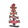 thumbnail image 1 of Christmas Decorations Clearance!! Wooden Gingerbread Man Tabletop Decoration, Christmas, Rustic Style, Christmas Tree Decoration, 1 of 7