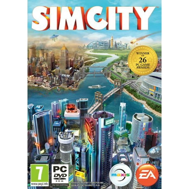 Simcity 13 Pc Game Interact And Influence A Region Of Cities Walmart Com Walmart Com