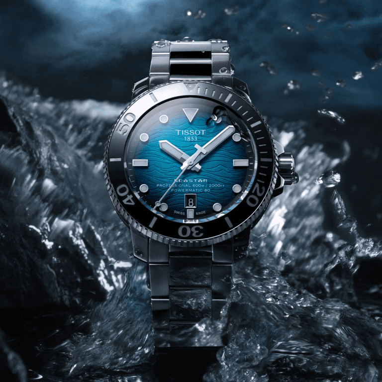 Tissot seastar automatic clearance blue