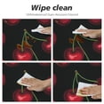 thumbnail image 4 of JEUXUS Cherry Pattern Tablecloth Round Table Cover Washable Polyester Table Cloth for Kitchen Party Picnic Dining Decor, 4 of 7