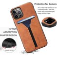 thumbnail image 3 of iPhone 12 Wallet Case, iPhone 12 Pro Wallet Case, Dteck Slim Credit Card Slot Holder Case PU Leather Wallet Case for Apple iPhone 12 / iPhone 12 Pro 6.1 inch 2020, Brown, 3 of 7