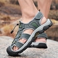 thumbnail image 4 of LASUDRAA Mens Closed Toe Outdoor Sandals Waterproof Hiking Sport Sandals with Non-Slip Sole, 4 of 8