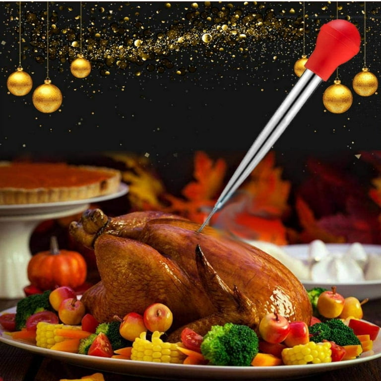 100 Pcs Roaster Liners Turkey Baster Syringe Roasting Kit Paper Bags Food  Cooking Poultry Chicken Marinade Meat Oven Basting - AliExpress