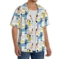 thumbnail image 2 of Sikiie Poodle Dog Men's Wrinkle Free Untucked Cuban Shirt Business Casual Button Down Shirts Short Sleeve Shirt3X-Large, 2 of 5