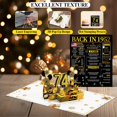 thumbnail image 4 of Tarjeta de cumpleaños Joycard 74th para mujeres y hombres con diseño desplegable en 3D, 4 of 7