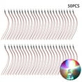 thumbnail image 1 of Diodes Électroluminescentes Précâblées, 50pcs 12V Lumière Précâblée Diode Filée Diode Électroluminescente Fil Élégant et Moderne, 1 of 12