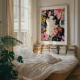 thumbnail image 4 of Floral Patchwork Cat - Painting Cat Floral Modern Art Pop Art Animal Flowers Whimsical Unframed Wall Art Print 12 x 16 inches, 4 of 13