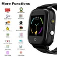 thumbnail image 2 of 4G Smart Watch Kids Wristwatch Touch Screen GPS Locator Tracker Anti-Lost SOS Video Call Wifi Function, Black, 2 of 14