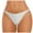 Beige, variant on GEWSEY Sport Thong Panties Women Low Rise Sexy No Show Bonded Breathable Underwear (Beige, S)