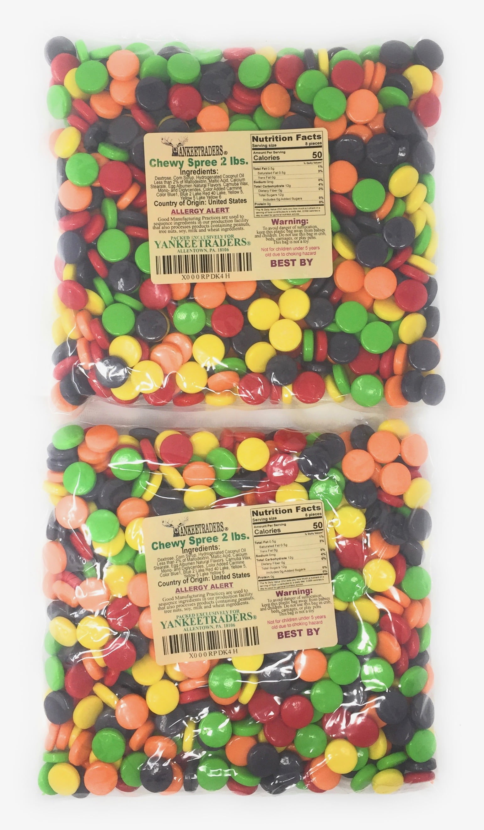 Chewy Spree Candy 4 lbs.(2 2 lb. Bags)
