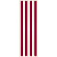 thumbnail image 1 of Aspen Brands RUG5R26 Tapis 2 x 6 Pieds Design Européen - Rouge & Blanc, 1 of 1