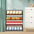 thumbnail image 5 of 4 Tiers Display Rack Stand Iron Retail Snacks Food Candy Shelf for Snack Place, 5 of 20