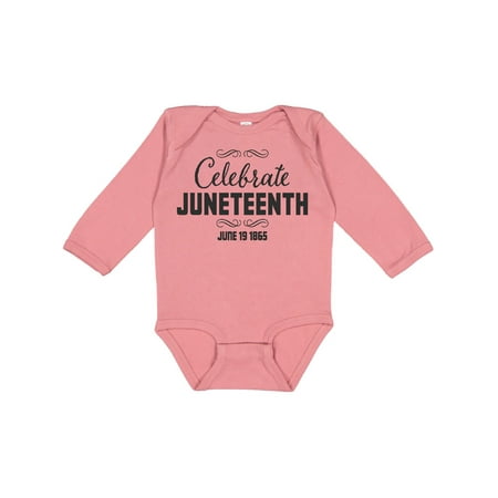 

Inktastic Celebrate Juneteenth Gift Baby Boy or Baby Girl Long Sleeve Bodysuit