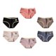 thumbnail image 1 of Basic Briefs Adorable Cotton Underwear Comfortable Soft Briefs Mid-Waist L 6Pcs, 1 of 5
