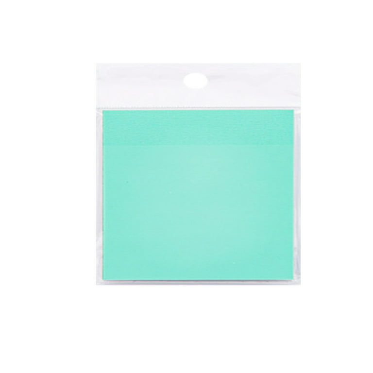 SDJMa Transparent Sticky Notes - Clear Sticky Notes Waterproof  Self-Adhesive Translucent Sticky Note Pads for Books Annotation, See  Through Sticky