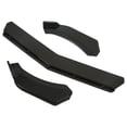 thumbnail image 2 of Alerón de barbilla de parachoques delantero divisor de barbilla de aire de parachoques negro clásico 3 uds universal para coche, 2 of 7