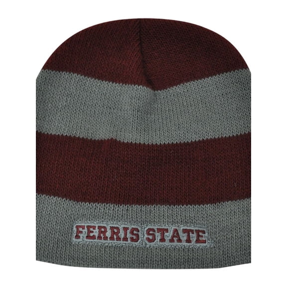NCAA American Needle Women Ladies Ferris State Bulldogs Cuffless Knit Hat Maroon