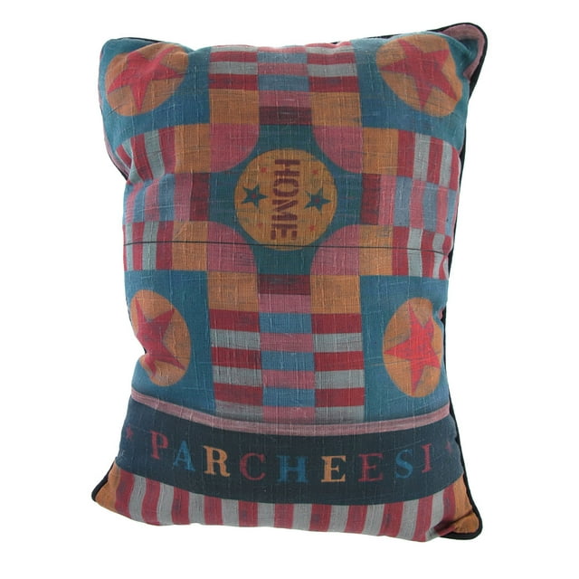 Backgammon/Parcheesi Decorative Throw Pillow 13in.X18in.
