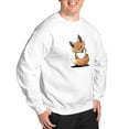 thumbnail image 4 of CafePress - Kiniart Fox Sweatshirt - Crew Neck Sweatshirt, 4 of 5