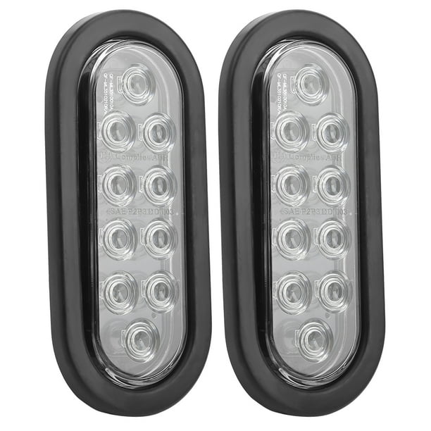 Luz trasera de camión ANGGREK 2 x 10 luces LED de posición laterales ovalada IP67
