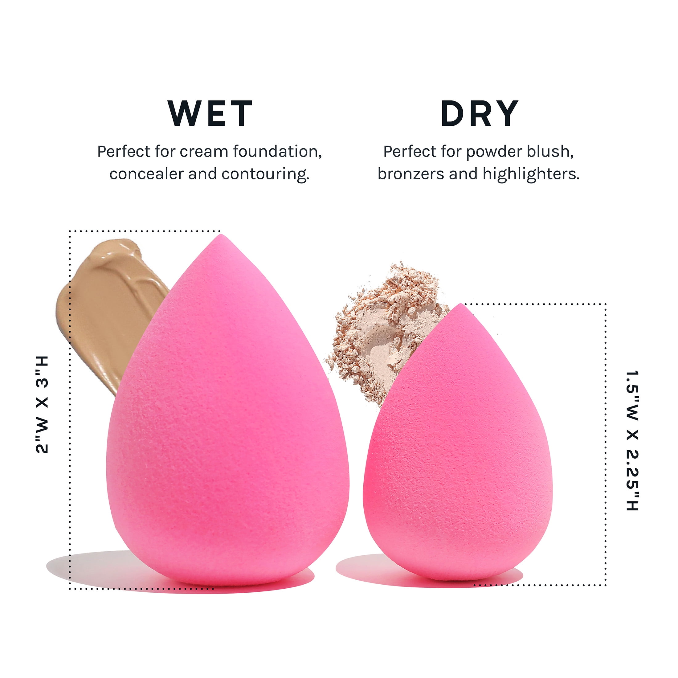 AOA Paw Paw Super Soft Wonder Blender Makeup Sponge 1 Count- Teardrop