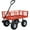Red, variant on JOYFULIN Steel Garden Cart, 550LBS Heavy Duty Garden Wagon Cart with 10" All Terrain Tires, Mesh Removable Sides and 180°Rotating Handle, Metal Utility Wagon for Yard, Lawn, and Outdoor Use, Yellow