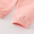 thumbnail image 6 of YUGYXL Kid's Cotton Long Pants Drawstring Solid Color Comfy Trousers Fashion Elastic Bottom Pant with Pockets Sleepwear Trouser, 6 of 6