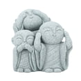 thumbnail image 2 of Mini Estatua de Buda Monje, Linda Figura de Monje de Piedra Arenisca Verde, Decoración Serena del Hogar para Pecera, Salón de Té, Paisaje de Jardín, 2 of 7