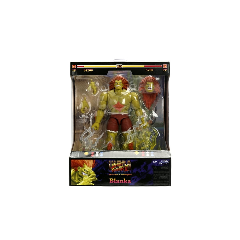 JADA Blanka ストリートファイタ ブランカ JD35173 1/12 Amazon.com: Jada Street Fighter II Blanka Deluxe Action