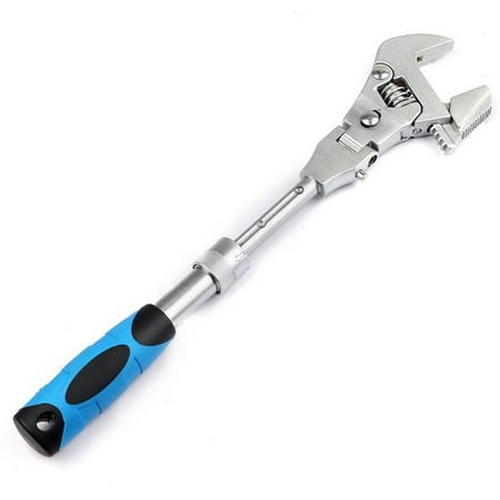 

10inch Multifunctional Bathroom Wrench Plumbing Folding Wrench-New Ratchets V8H7