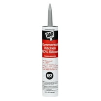 DAP Commercial Kitchen 100% Silicone Sealant: 9.8 fl oz. (Stainless Steel)