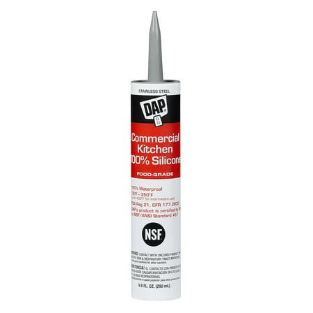 Dap 8660, Silicone, Cartridge Industrial Sealant, 11.5 oz 9.8 oz