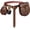 Brown fou, variant on Medieval 4 count Belt Set, Brown PU Renaissance Pouch, Holster Sword Frog for Ren Faire Pirate