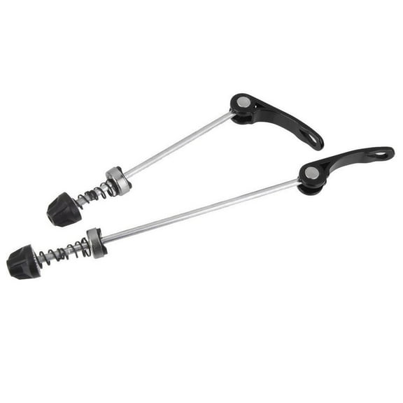 Stri Pair of Quick Release for Wheel Hub Front and Rear Skewers Cycling Parts (Black)